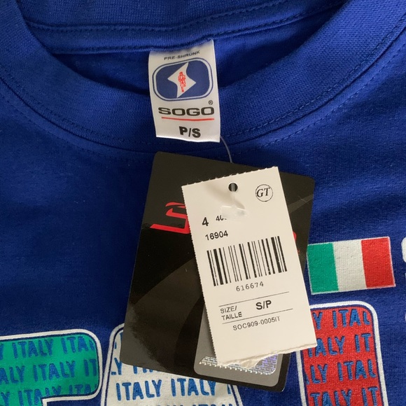 NWT Italy Soccer Tee - Picture 2 of 2